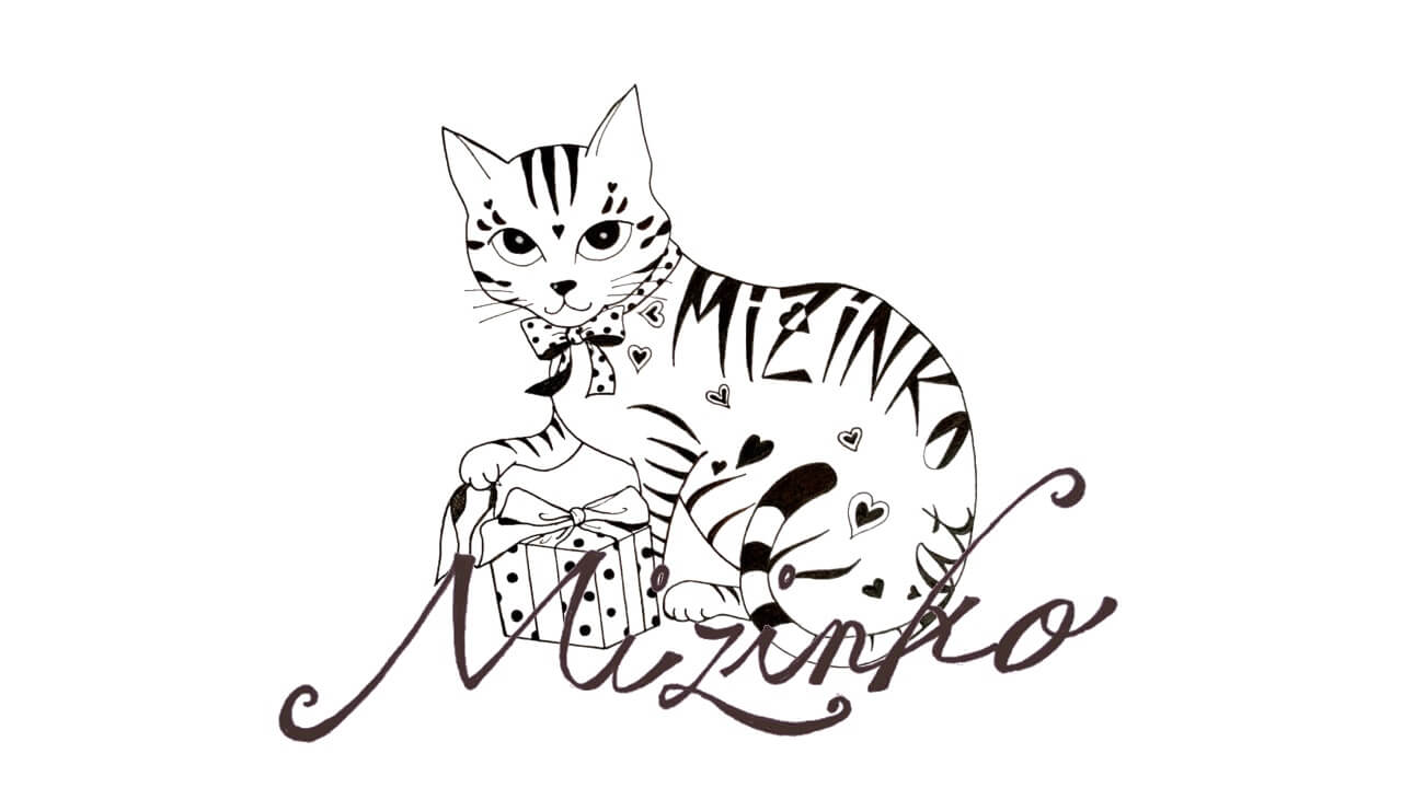 【猫のイラスト】手書きイラスト「Miジンコcat」とグッズ紹介