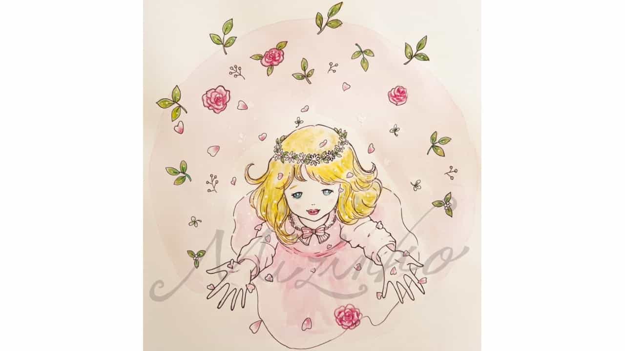 【春の優しさを描く】Miジンコさんの手書きイラスト「春の妖精」